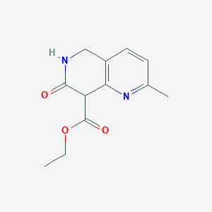 Ethyl 2-methyl-7-oxo-5,6,7,8-tetrahydro-1,6-naphthyridine-8-carboxylate