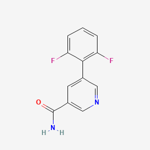 5-(2,6-Difluorophenyl)nicotinamide