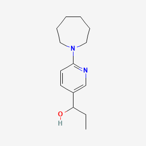 1-(6-(Azepan-1-yl)pyridin-3-yl)propan-1-ol