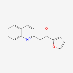 1-(2-Furyl)-2-(quinolin-2-yl)ethanone