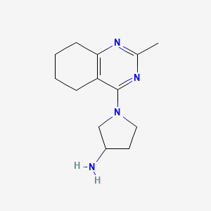 1-(2-Methyl-5,6,7,8-tetrahydroquinazolin-4-yl)pyrrolidin-3-amine