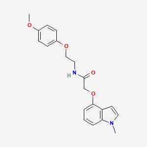 N-[2-(4-methoxyphenoxy)ethyl]-2-[(1-methyl-1H-indol-4-yl)oxy]acetamide