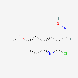 2-Chloro-6-methoxyquinoline-3-carbaldehyde oxime