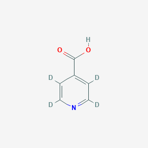 molecular formula C6H5NO2 B118739 异烟酸-d4 CAS No. 53907-55-4