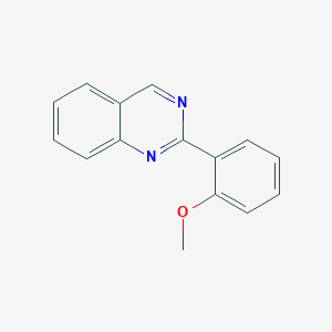 molecular formula C15H12N2O B11873925 2-(2-Methoxyphenyl)quinazoline 