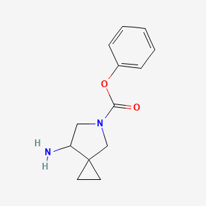 Phenyl 7-amino-5-azaspiro[2.4]heptane-5-carboxylate