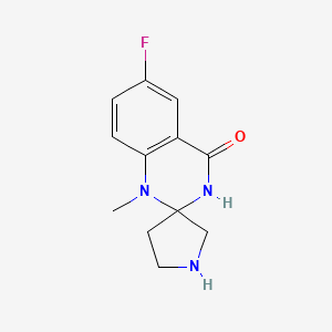 6'-Fluoro-1'-methyl-1'H-spiro[pyrrolidine-3,2'-quinazolin]-4'(3'H)-one