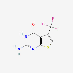 2-Amino-5-(trifluoromethyl)thieno[2,3-d]pyrimidin-4(1H)-one