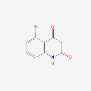 molecular formula C9H6BrNO2 B11874049 5-Bromoquinoline-2,4(1H,3H)-dione CAS No. 914224-25-2