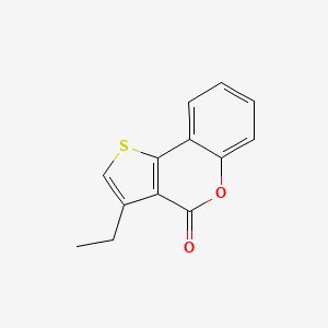 4H-Thieno[3,2-c][1]benzopyran-4-one, 3-ethyl-