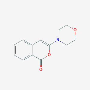 molecular formula C13H13NO3 B11874058 3-morpholino-1H-isochromen-1-one CAS No. 61418-22-2