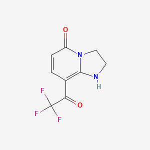 8-(2,2,2-Trifluoroacetyl)-2,3-dihydroimidazo[1,2-a]pyridin-5(1H)-one