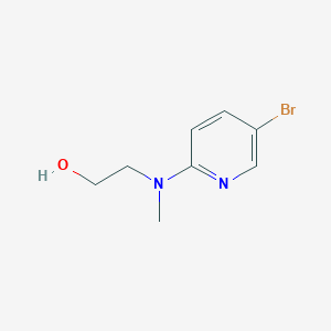 molecular formula C8H11BrN2O B11874127 2-((5-Bromopyridin-2-yl)(methyl)amino)ethanol 