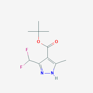 tert-Butyl 3-(difluoromethyl)-5-methyl-1H-pyrazole-4-carboxylate