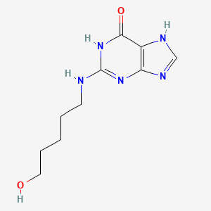 2-((5-Hydroxypentyl)amino)-9H-purin-6-ol