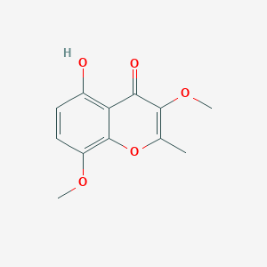 5-Hydroxy-3,8-dimethoxy-2-methyl-4H-1-benzopyran-4-one