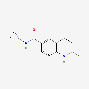 N-Cyclopropyl-2-methyl-1,2,3,4-tetrahydroquinoline-6-carboxamide