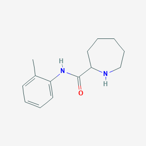 molecular formula C14H20N2O B11874281 N-(o-Tolyl)azepane-2-carboxamide 