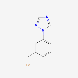 1-(3-(Bromomethyl)phenyl)-1H-1,2,4-triazole