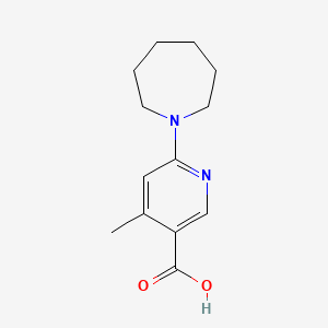 6-(Azepan-1-yl)-4-methylnicotinic acid