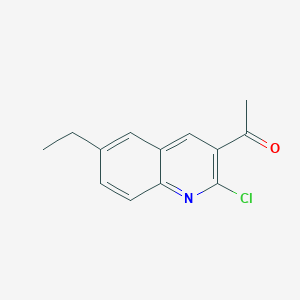 1-(2-Chloro-6-ethylquinolin-3-yl)ethanone