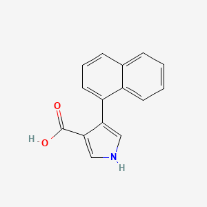 4-(Naphthalen-1-yl)-1h-pyrrole-3-carboxylic acid