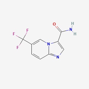 6-(Trifluoromethyl)imidazo[1,2-a]pyridine-3-carboxamide