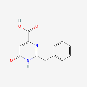 2-Benzyl-6-oxo-1,6-dihydropyrimidine-4-carboxylic acid