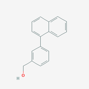 molecular formula C17H14O B11874888 (3-(Naphthalen-1-yl)phenyl)methanol 