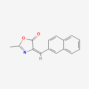 molecular formula C15H11NO2 B11874896 2-Methyl-4-(naphthalen-2-ylmethylene)oxazol-5(4H)-one 