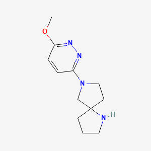 1,7-Diazaspiro[4.4]nonane, 7-(6-methoxy-3-pyridazinyl)-