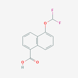 1-(Difluoromethoxy)naphthalene-5-carboxylic acid