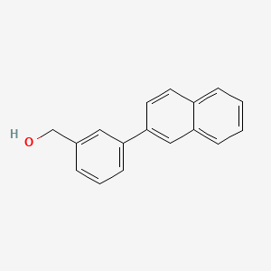 molecular formula C17H14O B11875063 (3-(Naphthalen-2-yl)phenyl)methanol CAS No. 1349716-83-1