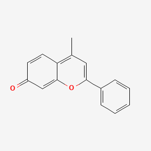 7H-2-Benzopyran-7-one, 4-methyl-2-phenyl-