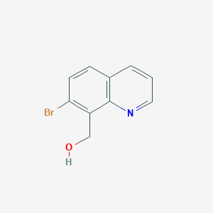 molecular formula C10H8BrNO B11875156 (7-Bromoquinolin-8-yl)methanol CAS No. 1823338-46-0