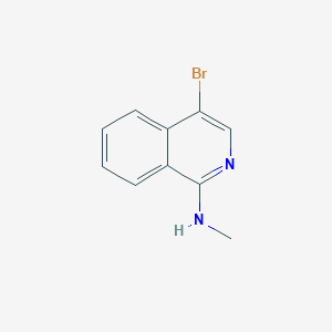 molecular formula C10H9BrN2 B11875160 4-bromo-N-methylisoquinolin-1-amine 