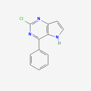 2-chloro-4-phenyl-5H-pyrrolo[3,2-d]pyrimidine