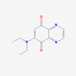 6-(Diethylamino)quinoxaline-5,8-dione