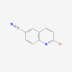 molecular formula C10H5BrN2 B11875293 2-Bromoquinoline-6-carbonitrile 