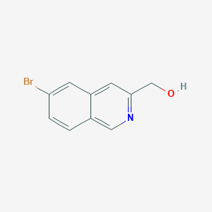 molecular formula C10H8BrNO B11875323 (6-Bromoisoquinolin-3-yl)methanol 