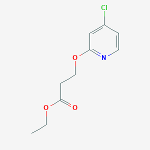 Ethyl 3-((4-chloropyridin-2-yl)oxy)propanoate