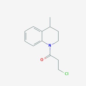 3-Chloro-1-(4-methyl-3,4-dihydroquinolin-1(2h)-yl)propan-1-one