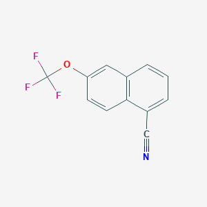 1-Cyano-6-(trifluoromethoxy)naphthalene