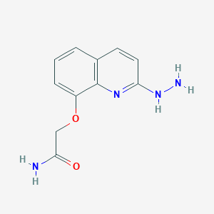 2-((2-Hydrazinylquinolin-8-yl)oxy)acetamide