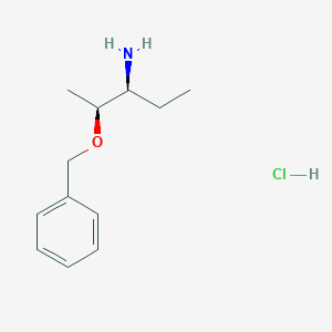 (2S,3S)-2-(Benzyloxy)pentan-3-amine hydrochloride