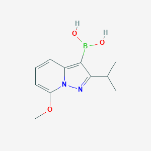 (2-Isopropyl-7-methoxypyrazolo[1,5-a]pyridin-3-yl)boronic acid