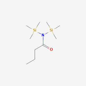 molecular formula C10H25NOSi2 B11875598 N,N-Bis(trimethylsilyl)butanamide CAS No. 88515-02-0