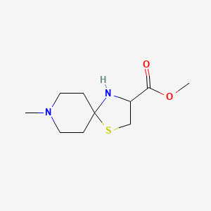 Methyl 8-methyl-1-thia-4,8-diazaspiro[4.5]decane-3-carboxylate