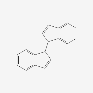 molecular formula C18H14 B11875624 1,1'-Bi-1H-indene CAS No. 2177-49-3