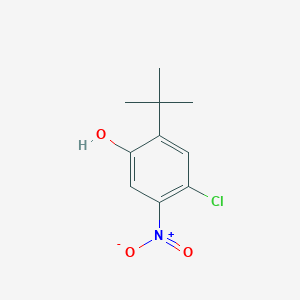 2-(tert-Butyl)-4-chloro-5-nitrophenol